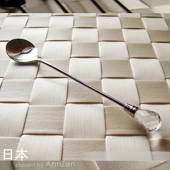《日本Shinko》日本製-午茶晶鑽系列-裸鑽咖啡匙