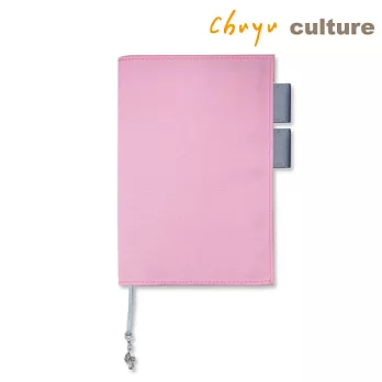 珠友 A6/50K 多功能書衣/書皮/手帳衣-棉布粉紅