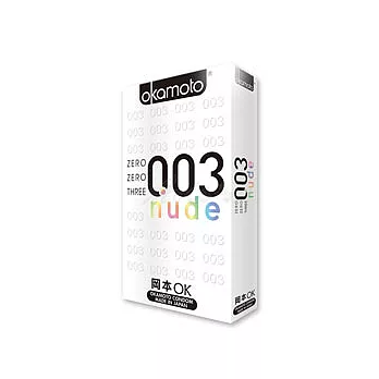 岡本003-nude極薄保險套(6入裝)