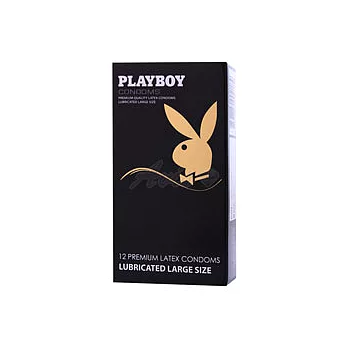 PLAYBOY-花花公子 保險套-大尺碼(12入裝)