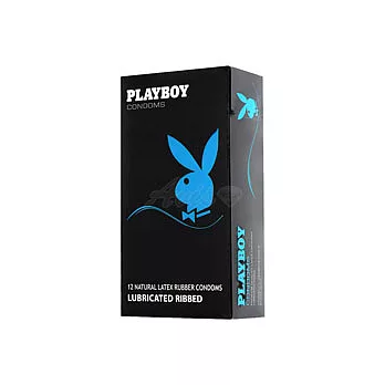 PLAYBOY-花花公子 保險套-螺紋誘惑型(12入裝)