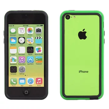 【BIEN】iPhone 5C 流行亮彩實色保護邊框 (綠)