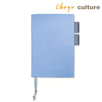 珠友 A5/25K 多功能書衣/書皮/手帳衣-棉布藍