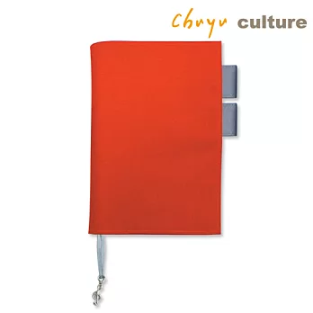珠友 A5/25K 多功能書衣/書皮/手帳衣-棉布紅