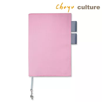 珠友 A5/25K 多功能書衣/書皮/手帳衣-棉布粉紅