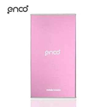ENCO 雙輸出7000mAh行動電源微醺氣泡粉 (PB-701-PK) 送四片收納盒-彩微醺氣泡粉
