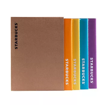 [星巴克]繽紛筆記本組
