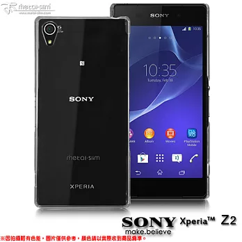 Metal-Slim SONY Xperia Z2 PC透明新型保護殼 透明