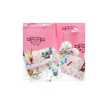 第14屆縫紉藝術生活展紀念商品-縫紉收納盒組(贈 粉紅手提袋+劵)