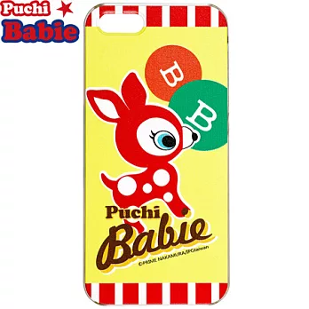 Puchi Babie iPhone 5/5S保護殼-條紋系列黃