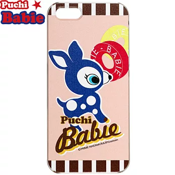 Puchi Babie iPhone 5/5S保護殼-條紋系列粉紅