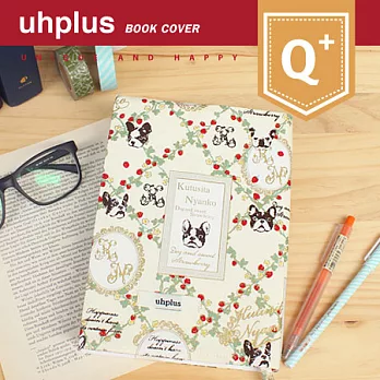 uhplus Q-plus手感書衣/ 法鬥花園