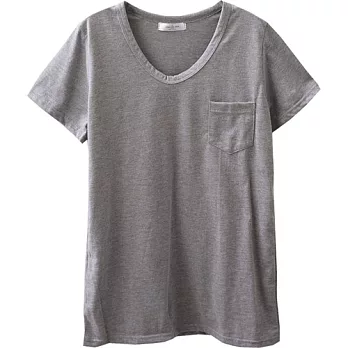 【韓國連線】韓貨 百搭口袋素面T恤上衣2色灰系