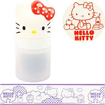 SANRIO HELLO KITTY造型滾輪印章(白)