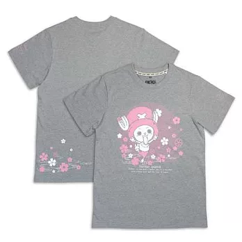 航海王-潮流T-shirt(櫻花喬巴)S灰色