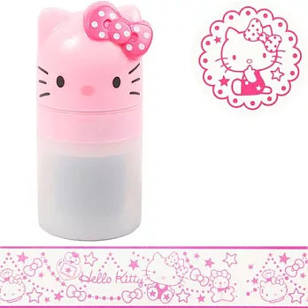 SANRIO HELLO KITTY造型滾輪印章(粉)