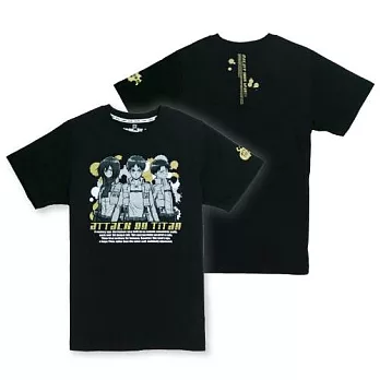 進擊的巨人-潮流T-shirt(綜合)S黑色