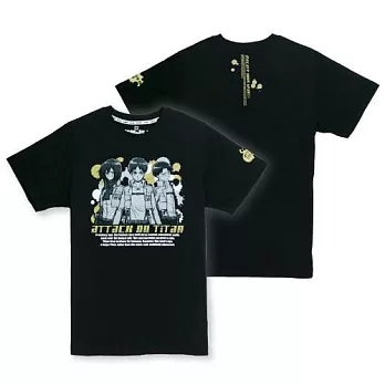 進擊的巨人-潮流T-shirt(綜合)M黑色