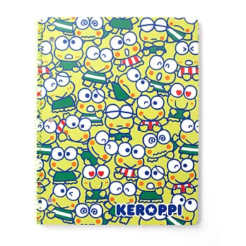 SANRIO 大眼蛙滿版俏皮人物線圈筆記本