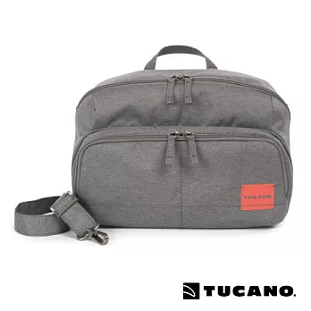 TUCANO CONTATTO DIGITAL BAG 休閒/相機兩用撞色包(大)簡約灰