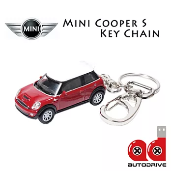 AutoDrive 汽車造型鑰匙圈 - MIMI Cooper S (紅)