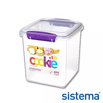 【Sistema】紐西蘭進口特色圓桶型零食收納保鮮盒2.35L