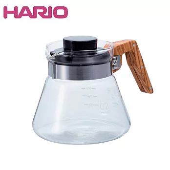HARIO V60橄欖木咖啡壺600ml VCW-60-OV