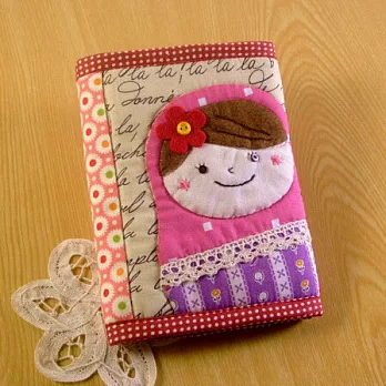 手縫ok!-俄羅斯娃娃短夾(拼布材料包)