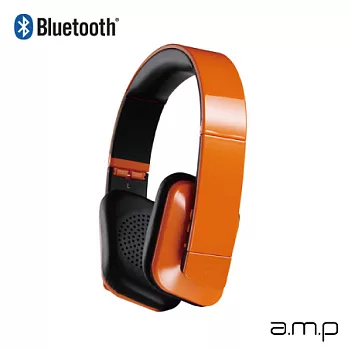 antec mobile products (a.m.p) Pulse 藍芽無線可通話折疊耳罩式耳機 (附收納袋)活力橘