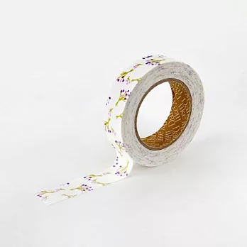 Dailylike 單捲布柄緞帶貼-bouqeut flower