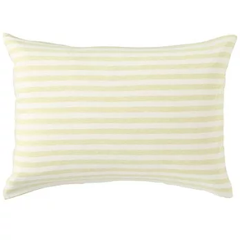 [MUJI 無印良品]新疆棉天竺粗紋枕套/43/淺綠