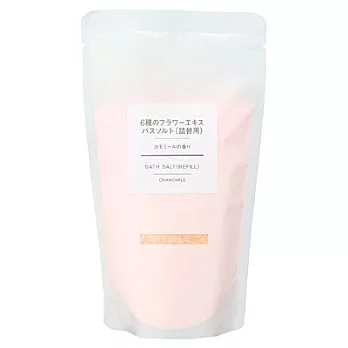 [MUJI 無印良品]花草精華浴鹽補充包(洋甘菊)/380g