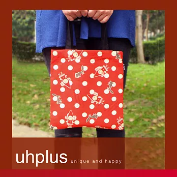 uhplus 隨行讀書袋- 禮物小紅帽(紅)