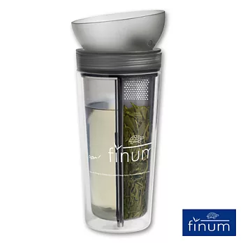 【Finum】沖茶隨身杯(灰)