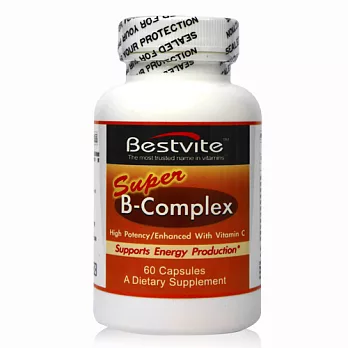 美國Bestvite必賜力超級維他命B群膠囊(60顆)