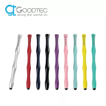 Goodtec Turbo Stylus 時尚鋁合金竹節觸控筆炫耀銀