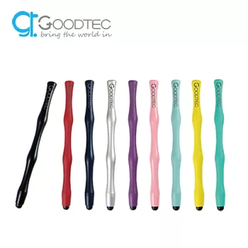 Goodtec Turbo Stylus 時尚鋁合金竹節觸控筆沉穩黑