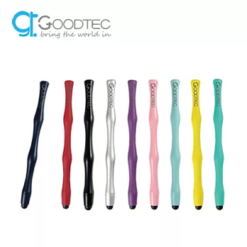 Goodtec Turbo Stylus 時尚鋁合金竹節觸控筆科技藍