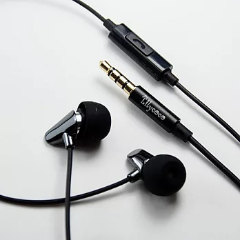 Lilycoco Nano Ceramics 超音質 迷你陶瓷耳機 可線控黑色