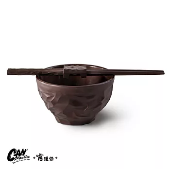 Can Republic 肯環保皺褶碗筷組-咖啡