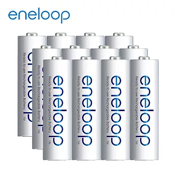 日本Panasonic國際牌eneloop低自放電充電電池組(內附3號12入)