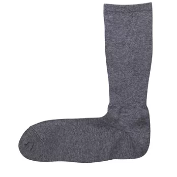 [MUJI 無印良品]男棉混左右辨識直角襪灰色26~28cm