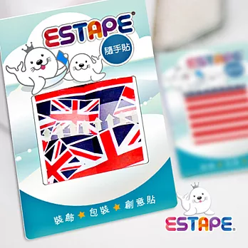 【ESTAPE】隨手貼OPP 瘋國旗(英倫風)