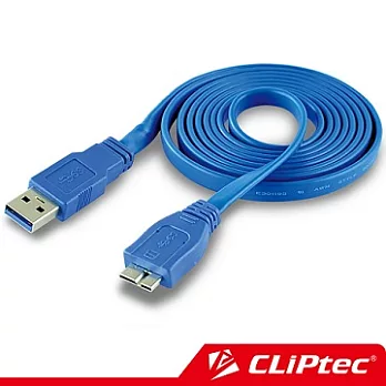 CLiPtec USB3.0 A公轉Micro B 高速傳輸線 (1.5M)