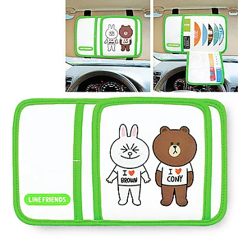 【LINE FRIENDS】多功能遮陽板置物夾 (台灣製)