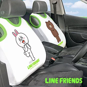 【LINE FRIENDS】背心椅套組(兩入) (台灣製)