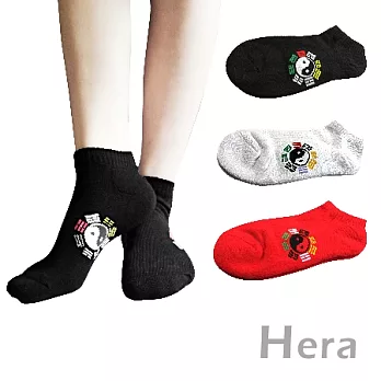 【Hera】赫拉 好運旺旺來開運太極太歲襪(三色任選)紅色