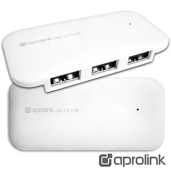 【Aprolink】薄型系列 四埠USB 2.0 集線器(AU04W)