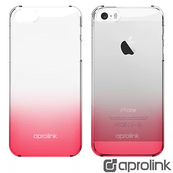 【Aprolink】iPhone5/5S琉璃系列繽紛漸層保護殼/粉紅(IPH-5S03/PK)