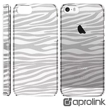【Aprolink】iPhone5/5S彩印系列動物皮紋保護殼/斑馬款(IPH5S-T20/ZB)